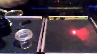 Laser Project  Assembly and Testing of 300mW 650nm Laser at 36v [upl. by Hsirrap]