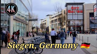 Siegen  Germany Walking tour in Siegen a beautiful city 4k [upl. by Akimot]