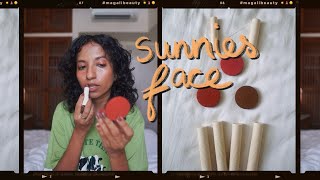 Sunnies Face try on  first impressions ☀️  medium dark Indian skin [upl. by Darci]