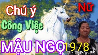 Lá số Tử vi Tuổi Mậu Ngọ 1978 nữ mạng Năm Giáp Thìn 2024 ổn định nhưng chú ý một chút về Công Việc [upl. by Ruhnke433]