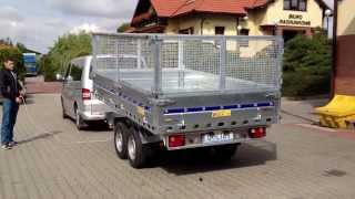 Przyczepa WIOLA Kiper II  wwwgoliatcompl anhanger trailer [upl. by Retsim657]