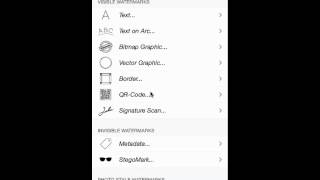11 Watermark Types In iWatermark [upl. by Malamut]