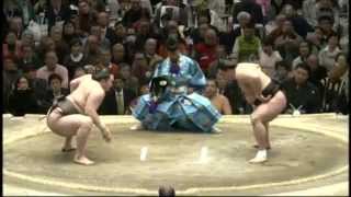 Hakuho vs Harumafuji Day 15 Sumo Hatsu Basho 27 January 2013 [upl. by Gentille352]