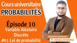 Probabilités  Variable Aléatoire Discrète Partie 3 EP01 [upl. by Domonic]