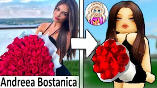 Devin ANDREEA BOSTANICA ca sa primesc FLORI  Roblox Brookhaven [upl. by Nizam]