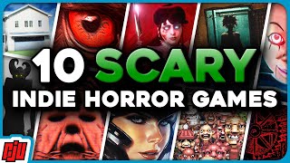 10 Scary Indie Horror Games  2023 [upl. by Harragan861]