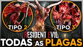 RESIDENT EVIL TODOS OS TIPOS DE LAS PLAGAS [upl. by Rekrap]