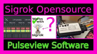 OpenSource Logic Analyzer Software Sigrok Pulseview [upl. by Etsirk]