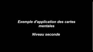 Exemple dapplication dune carte mentale niveau seconde [upl. by Annert389]