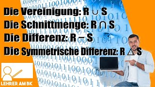 Die Relationale Algebra Teil 1 Die Mengenoperationen [upl. by Ahsayn]