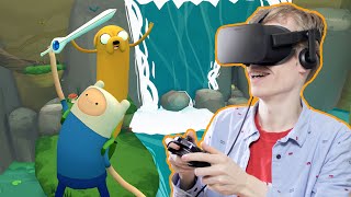 AWESOME VR PLATFORM GAME  Adventure Time Magic Mans Head Games 1 Oculus Rift CV1 Gameplay [upl. by Odilia]