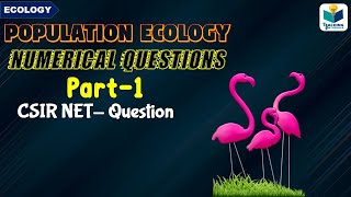 CSIR NET NUMERICAL QUESTIONS  POPULATION GROWTH  ECOLOGY  CSIR NET [upl. by Tema820]