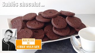 Sablés au chocolat  Recette par Chef Sylvain [upl. by Yee542]