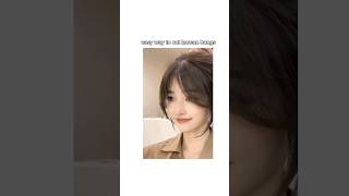 easy way to cut korean bangs 🩷aesthetic viral trending ytshorts [upl. by Anali]