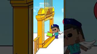 Help Baby Steve Search for an Unwanted Visitor Entering Heaven in a New Challenge shortminecrafts [upl. by Crespi]