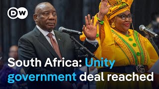 South Africas ANC reaches coalition deal with DA  DW News [upl. by Lawson]