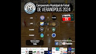 Campeonato Municipal de Futsal de Veranópolis 2024  Studio TV  Ao Vivo [upl. by Jessalyn382]