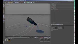 Tutorial  RealFlow  Cinema 4D ParticleObject Interaction Fluid colliding [upl. by Kerk]