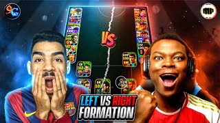 LEFT vs RIGHT SIDE FORMATION 🤣🤣  9AL GAMES x MACKIE PES HD [upl. by Bik166]