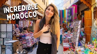 Overwhelmed in FEZ MOROCCO  Moroccan Hospitality is UNREAL [upl. by Anilrahc]