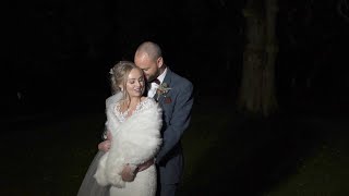 Groom makes emotional and funny speech at Holkham Hall Christmas Wedding before Fireworks display [upl. by Orimlede333]