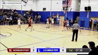 Rivalry Family Media –Newburyport vs Leominster Div 2 Boys Basketball Tournament March 4 2022 [upl. by Brucie634]