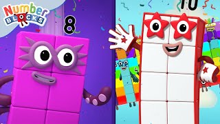 Numberblocks Best Moments Compilation  123  Learn to Count  Family Kids Cartoon [upl. by Sydalg]