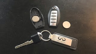 SOLVED 🔋 How To Replace Infiniti Key Fob Battery  EASY [upl. by Broadbent]