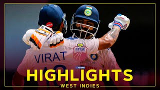 Highlights  West Indies v India  Kohli Hits Hundred  2nd Cycle Pure Agarbathi Test Day 2 [upl. by Lilithe]