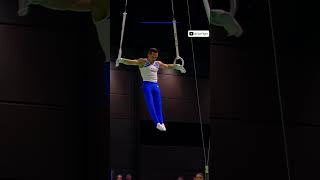 Eleftherios Petrounias Dominating the Rings at 2024 European Championships [upl. by Anerda]