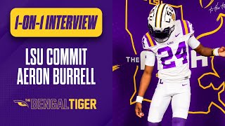 New LSU commit Aeron Burrell shares why he picked the Tigers  Burrell breaks down his kicking style [upl. by Partridge]