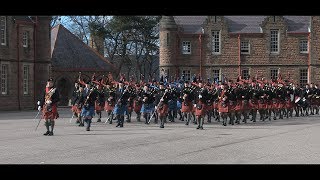 Cadets Pipe Band in the Highlands [upl. by Ecreip803]