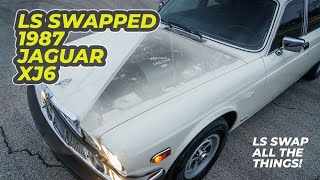 1987 Jaguar XJ6 LS1 V8 Swapped  Full Review [upl. by Jinny377]