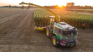 John Deere 9700iStücker LandtechnikJohn Deere 6190RJohn Deere Parade Maishäckseln FullHD [upl. by Aciretal]