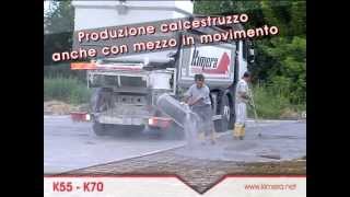 Impianto di betonaggio per calcestruzzo e misti cementati K55  K70 [upl. by Lehplar]