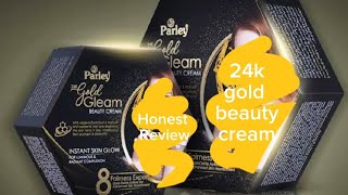 Parley 24k Gold Gleam Beauty Cream ReviewSkin whitening cream [upl. by Aloz]