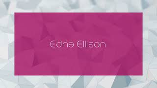 Edna Ellison  appearance [upl. by Aulea]