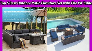 Top 5 Best Outdoor Patio Furniture Sets for Enjoying Fire Pit Enjoyment in 2023 [upl. by Tesler]