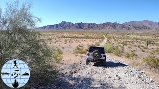 Pristine Sonoran Desert Grilling a Steak Sierra Estrella Wilderness Seven Mile Mountains [upl. by Anibas]