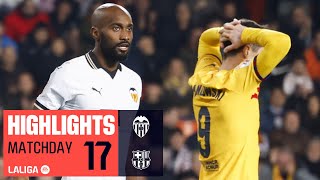 Resumen de Valencia CF vs FC Barcelona 11 [upl. by Kartis937]