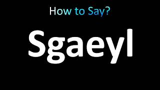 How to Pronounce Sgaeyl Fourth Wing [upl. by Aihsetel830]