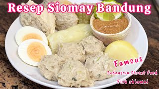 Resep Siomay Bandung  Siomay Ikan Tenggiri  Fish Shiumai Recipe [upl. by Pik975]