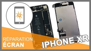 Réparation écran iPhone XR [upl. by Astrahan169]