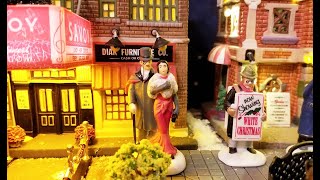 Dollys 2022 Winter Village Dept 56 Christmas in the City Dickens and Lemax [upl. by Okuy]