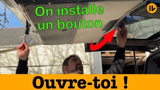 Tuto  Ouverture du hayon de l’intérieur on installe un bouton poussoir [upl. by Dlorej573]