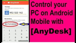 How to control computer from mobile using anydesk  Anydesk app download and installation Tutorial [upl. by Vernita]