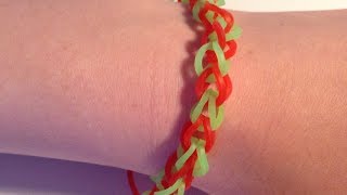 Rainbow loom Nederlands basis armbandje [upl. by Ode]