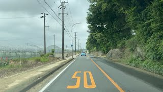 Sightseeing Drive the Outskirt Town of Toyohashi City in Aichi Japan [upl. by Barry]