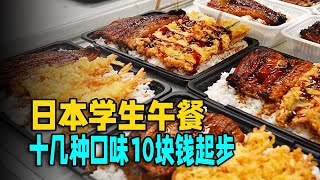 日本学生的午餐，十几种口味，最便宜才10块钱 [upl. by Tneciv666]