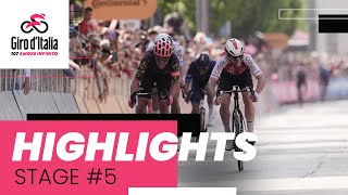 Giro dItalia 2024  Stage 5 Highlights [upl. by Halvaard276]